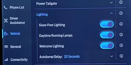 Ford F-150 Lightning Silent Mode (dark mode). Useful for camping, astrophotography, astronomy... 1735827947716-c8