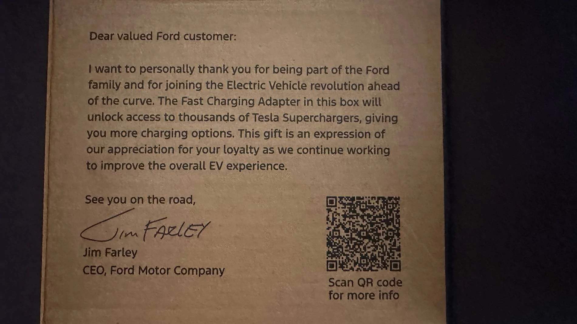 Ford F-150 Lightning ✅ Ford Resumes Shipping NACS Charging Adapters (February 2025 batch) IMG_5588