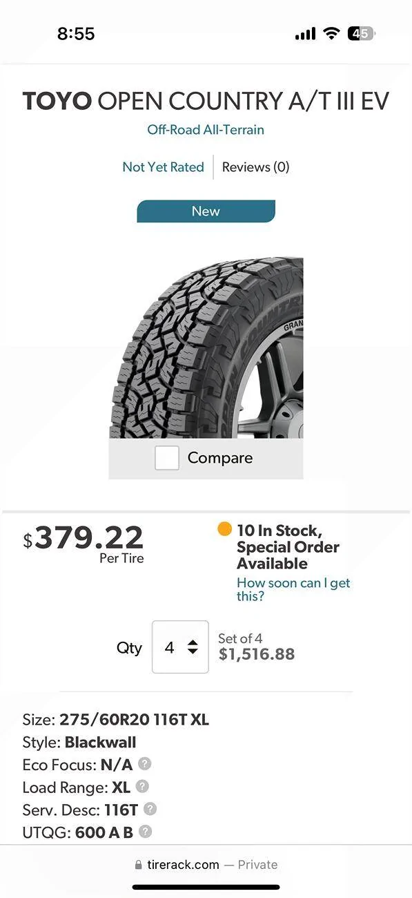 Ford F-150 Lightning Toyo Open Country A/T EV tires released IMG_4968