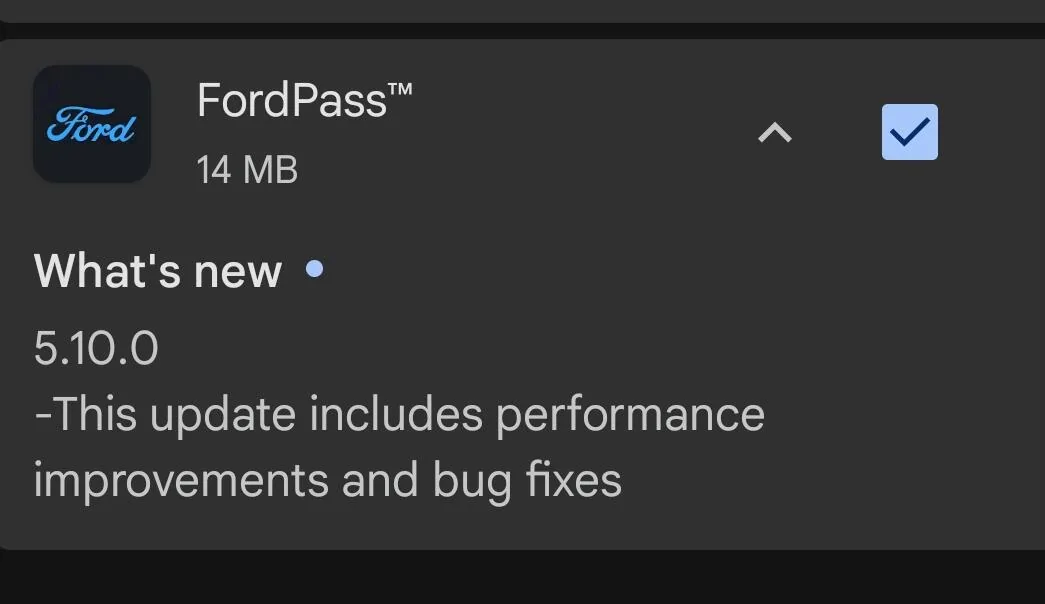 Ford F-150 Lightning Ford Pass 5.10.0 / 5.10.1 -Android Performance & bug fixes 1736375955914-qi