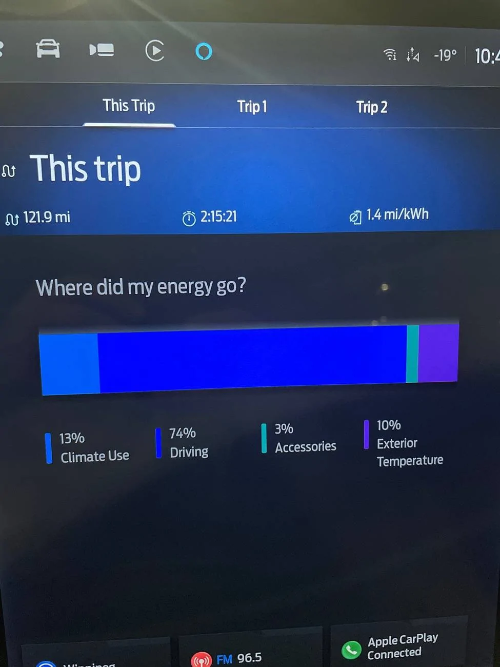 Ford F-150 Lightning First night with the Heat Pump imag