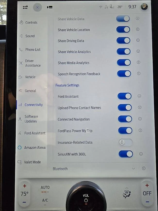 Ford F-150 Lightning "Feature Disabled" message when I tap on ProPower Onboard in infotainment 1737126294197-g