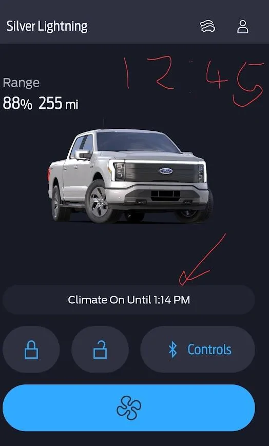 Ford F-150 Lightning Climate Start Failed - Error Message 1737308809703-r