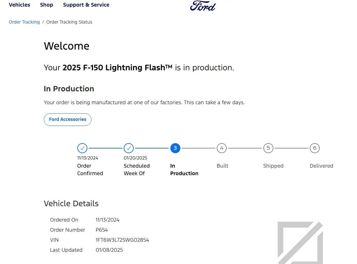 Ford F-150 Lightning I have VIN and Scheduled Build for 2025 Flash for Canada Screenshot_20-1-2025_185735_www.ford.ca
