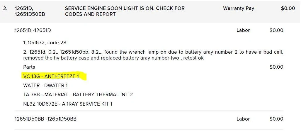 Ford F-150 Lightning 2023 Lightning Lariat - Heater Not Working Chapman Coolant Pic