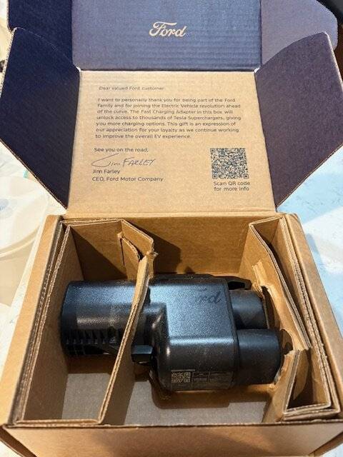 Ford F-150 Lightning ✅ Ford Resumes Shipping NACS Charging Adapters (February 2025 batch) Ford_Adapter