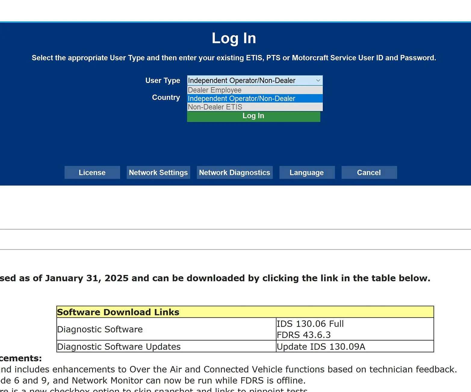Ford F-150 Lightning ECU module programming guide using FDRS Screenshot 2025-02-01 202229