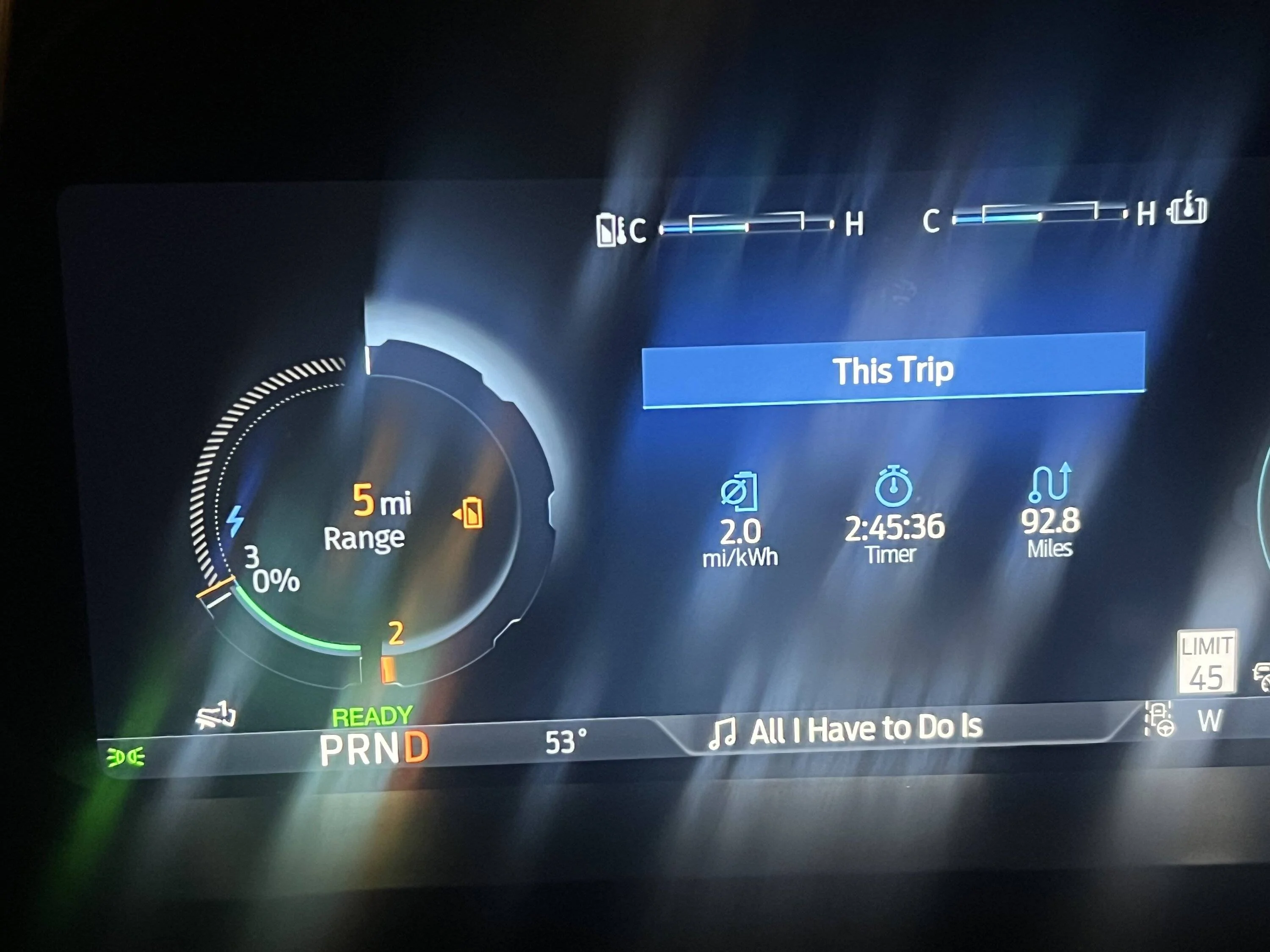 Ford F-150 Lightning Got to 2%, 5 miles to go - then I experienced something I didnt IMG_7588