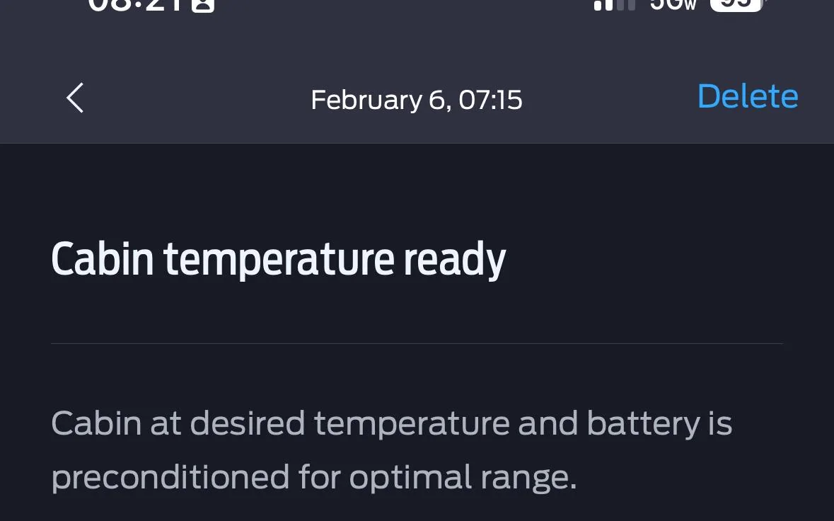 Ford F-150 Lightning Services for remote climate start & charge monitoring failed today 1738848211688-ki