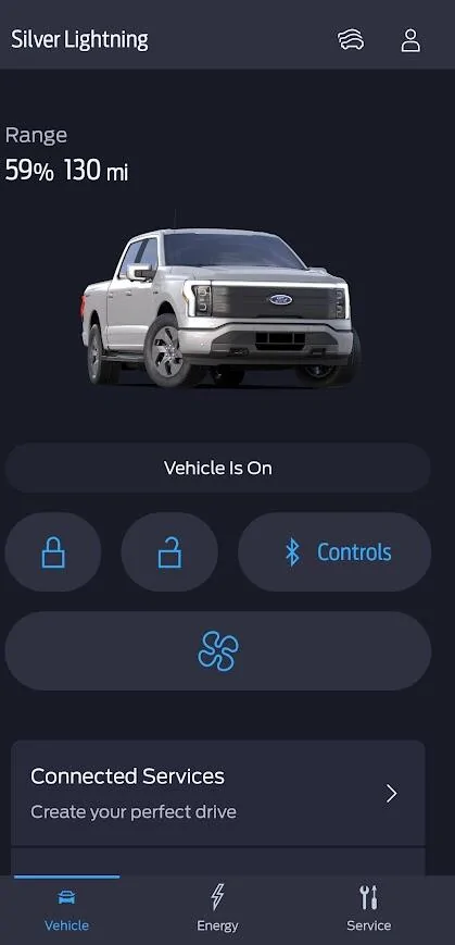 Ford F-150 Lightning Services for remote climate start & charge monitoring failed today 1738855285083-eg