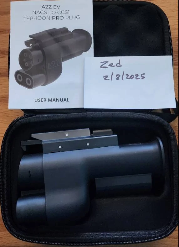 Ford F-150 Lightning A2Z Typhoon Pro NACS-CCS1 adapter A2Z