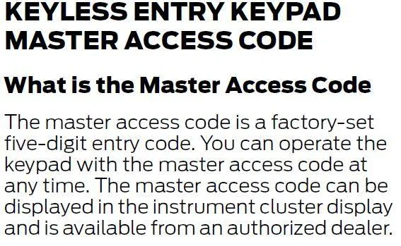 Ford F-150 Lightning Door keypad programming 1739569294408-c
