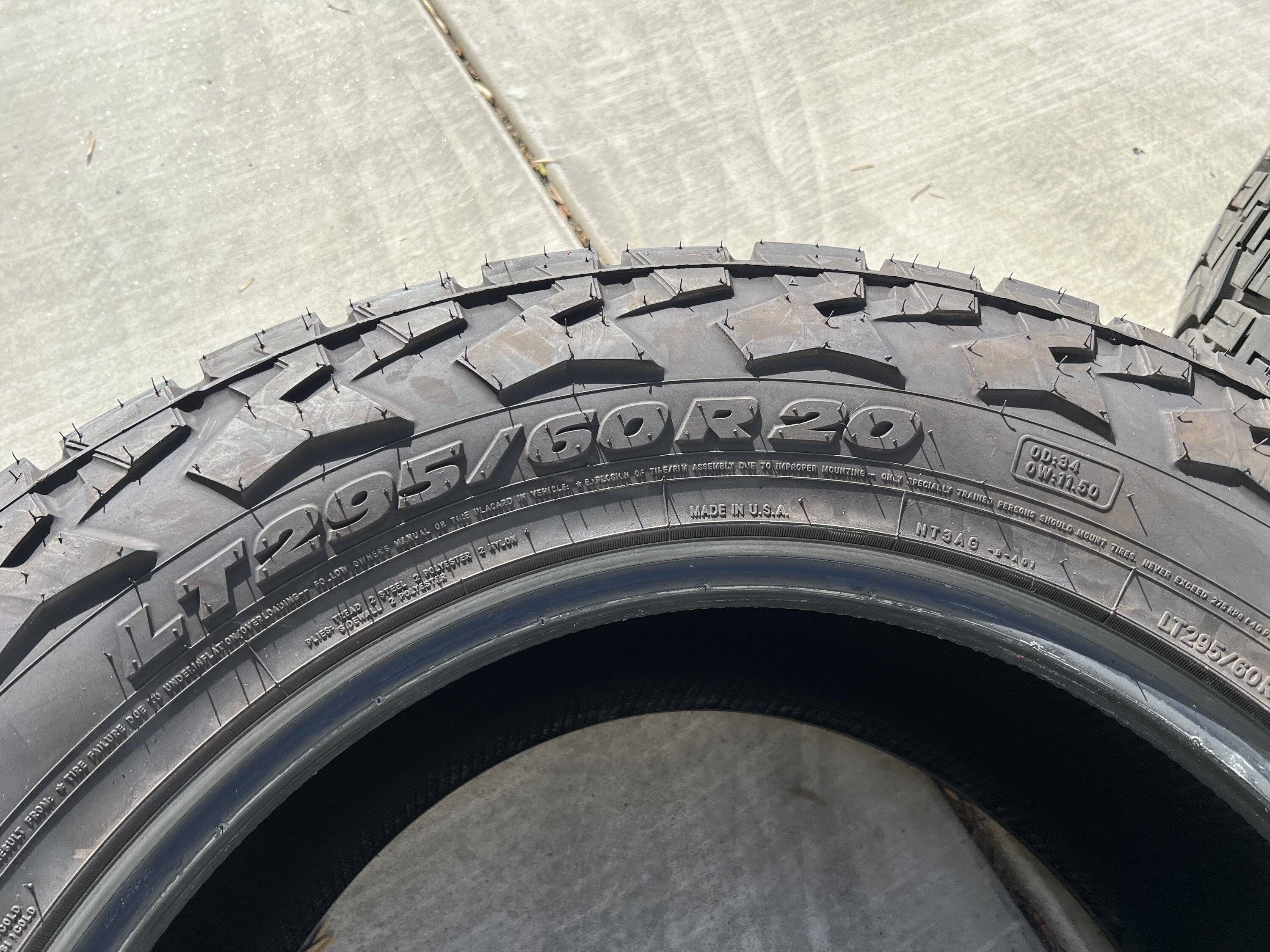 Ford F-150 Lightning Nitto Recon Grapplers 295/60R20 - $1000 IMG_2569