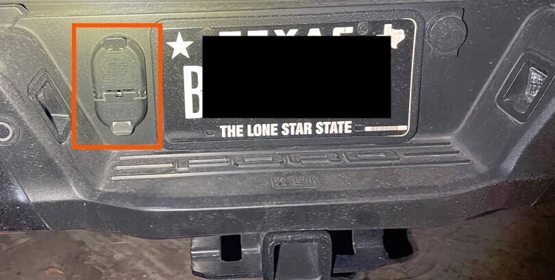 Ford F-150 Lightning Hanging wire under rear bumper 1739840045782-n