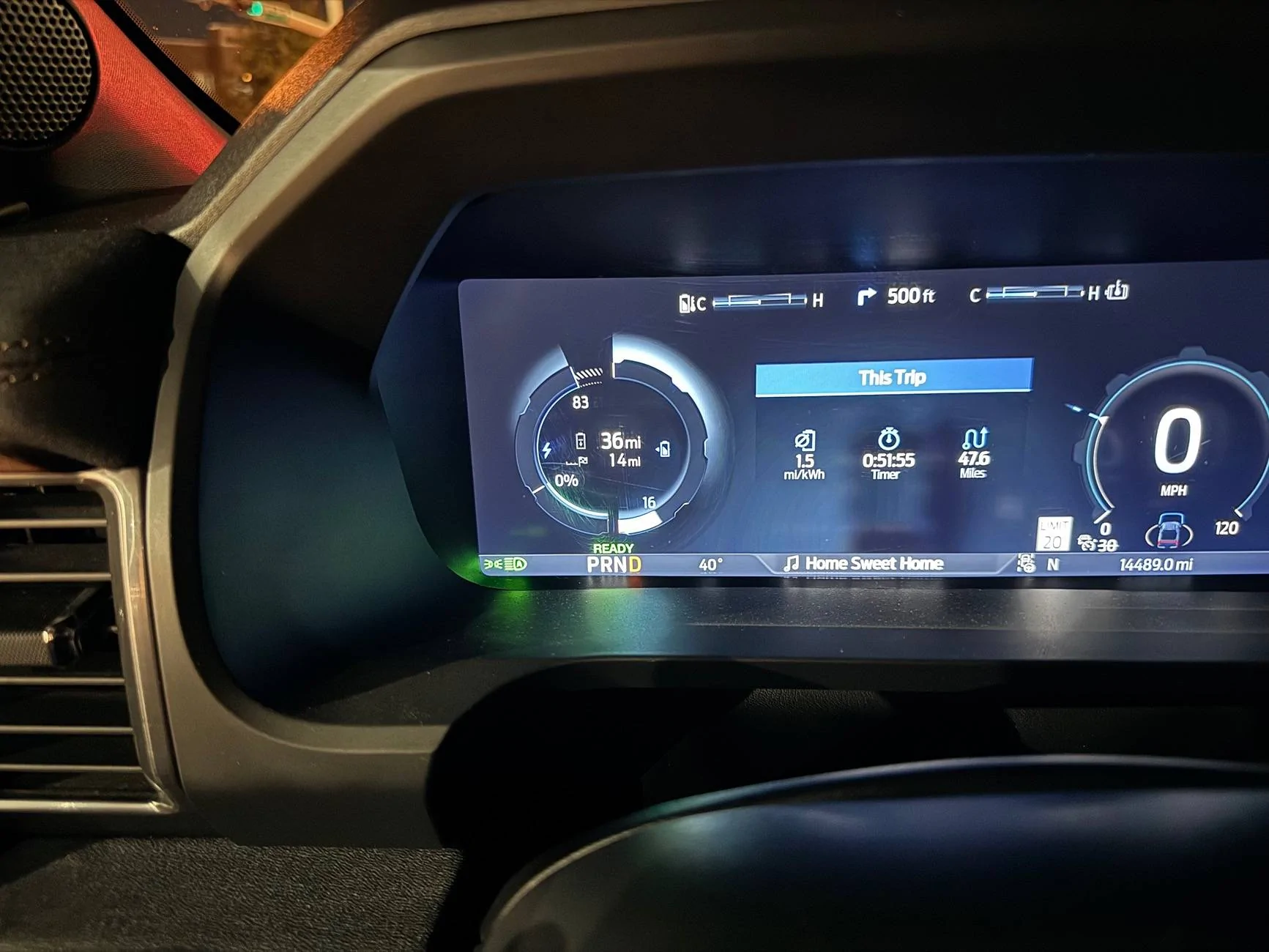 Ford F-150 Lightning Apple Maps EV Routing IMG_1388