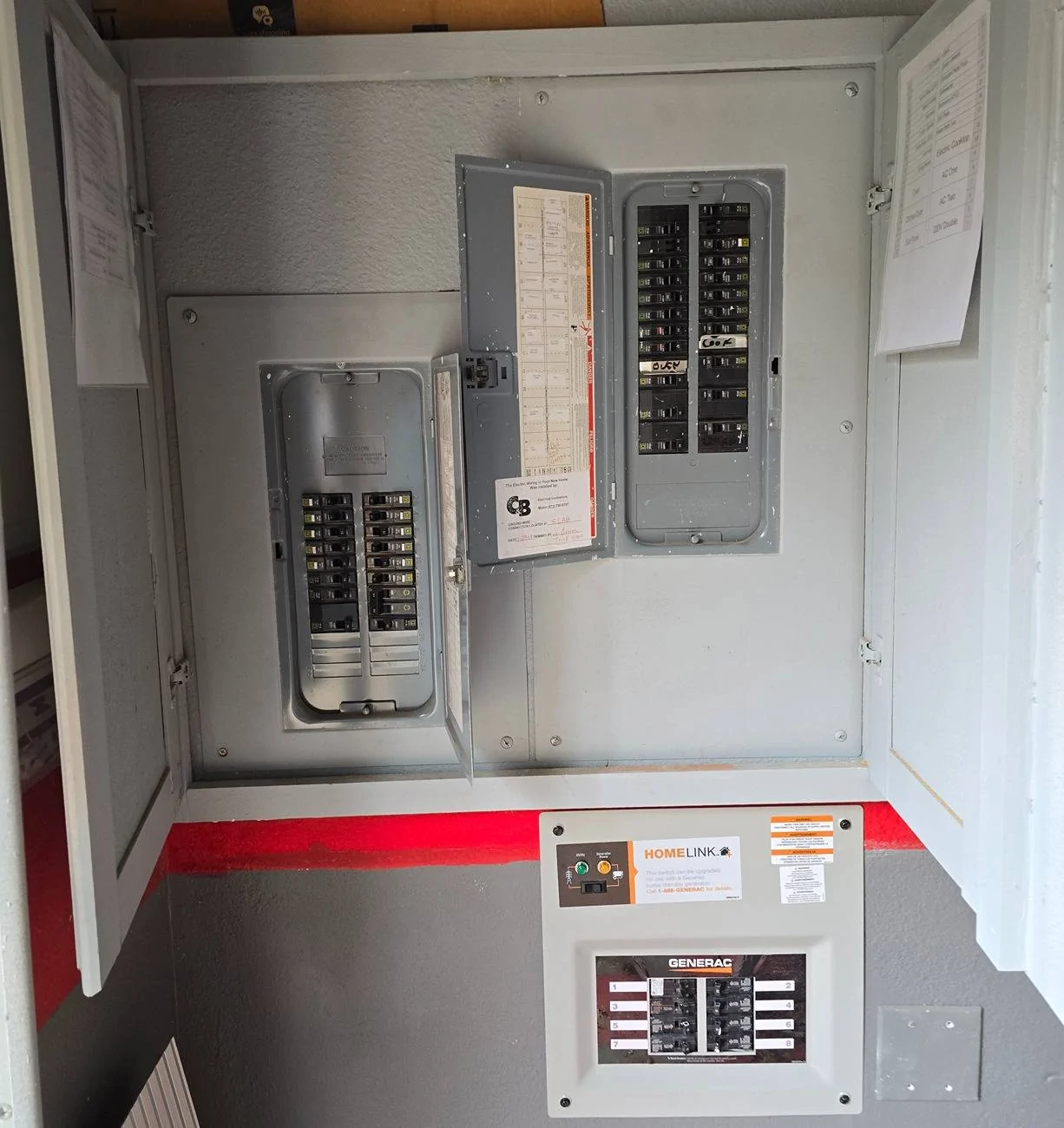 Ford F-150 Lightning Generac 6852 Transfer Switch installed (to power my house from the Pro Power 240V plug) 20250219_135055