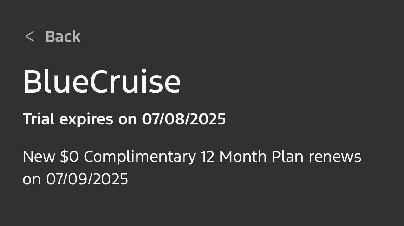 Ford F-150 Lightning PSA: Get an Additional BlueCruise Year for Free (2022 and 2023 Models) IMG_4317