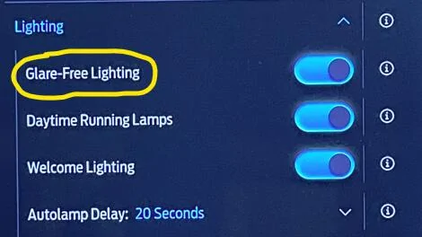 Ford F-150 Lightning Glare Free light operation 1740275830970-za