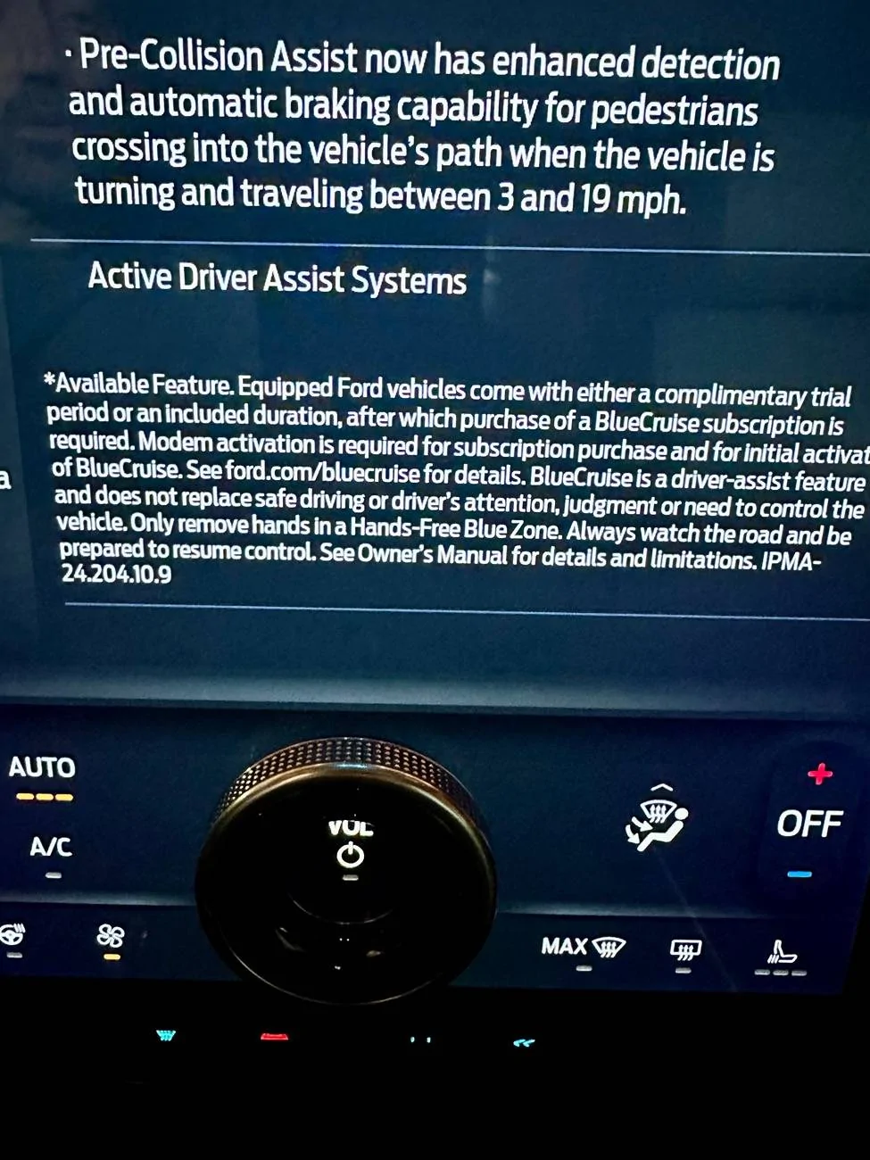 Ford F-150 Lightning Bluecruise 1.4 officially being sent out to F150 & Lightnings starting today (12/11/24)! IMG_6865