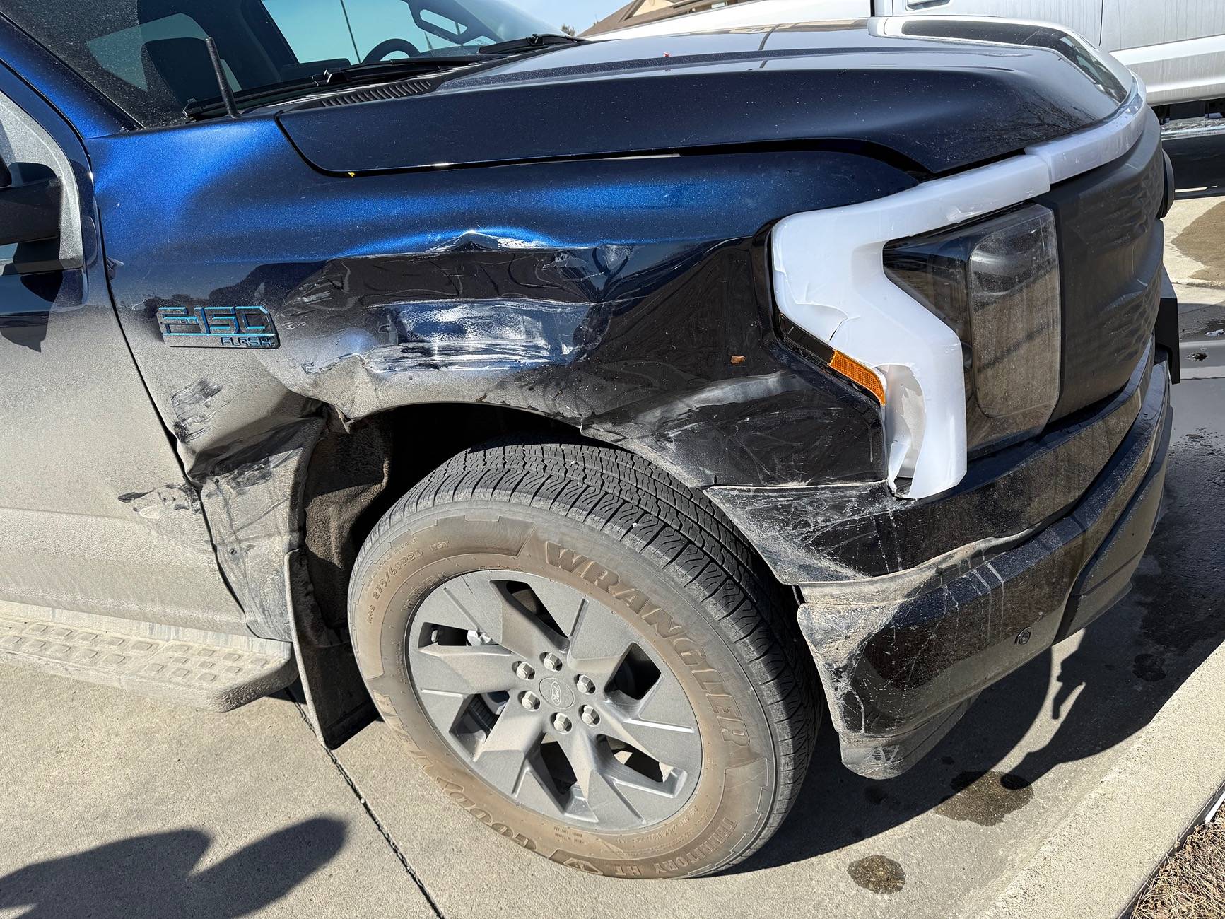 Ford F-150 Lightning Well, I guess I can stop complaining about my light bar alignment… IMG_5745
