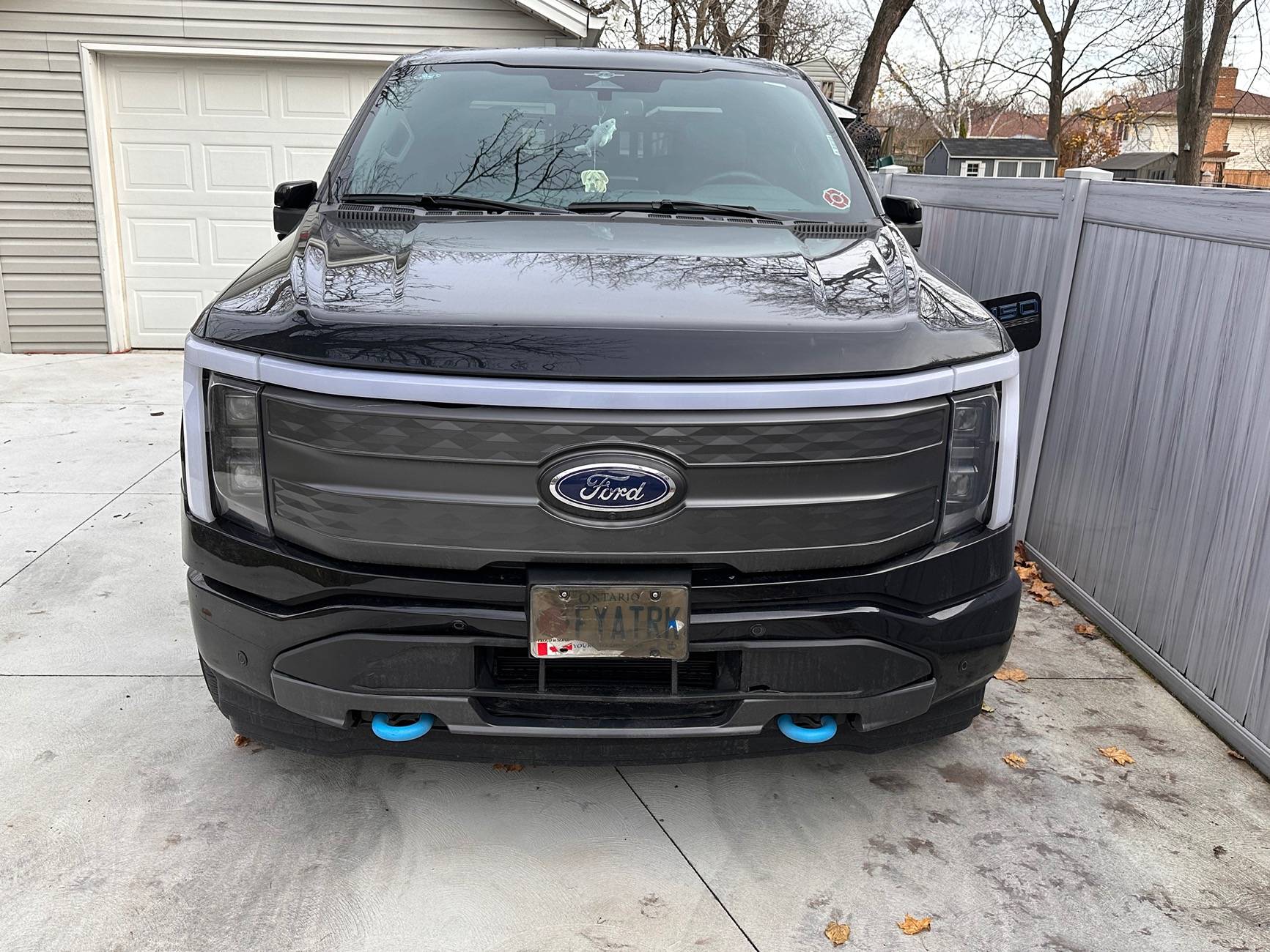 Ford F-150 Lightning Well, I guess I can stop complaining about my light bar alignment… IMG_2702