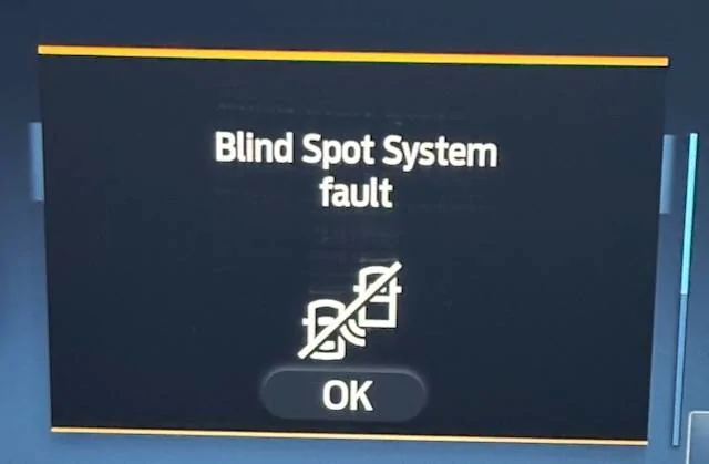 Ford F-150 Lightning Passenger Side Mirror Impact, now getting Cross-Traffic and Blind Spot System Faults IMG_1921