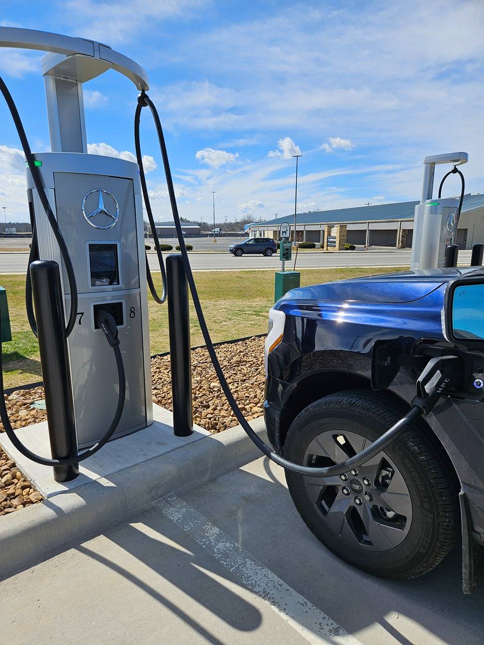 Ford F-150 Lightning New chargers at Buc-ees 20250227_113024
