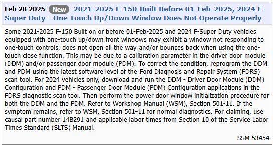 Ford F-150 Lightning Lightning Software Updates using FDRS Lightning_DDM_PDM_Note_Feb-25