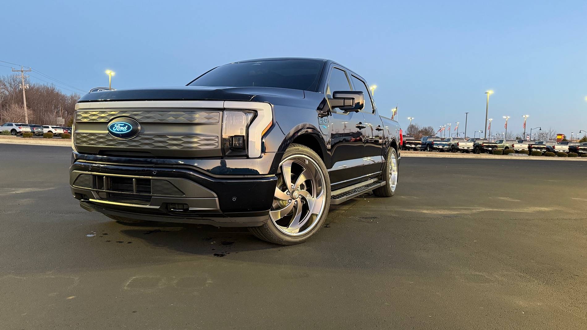 Ford F-150 Lightning Lowered on 24’s IMG_7054
