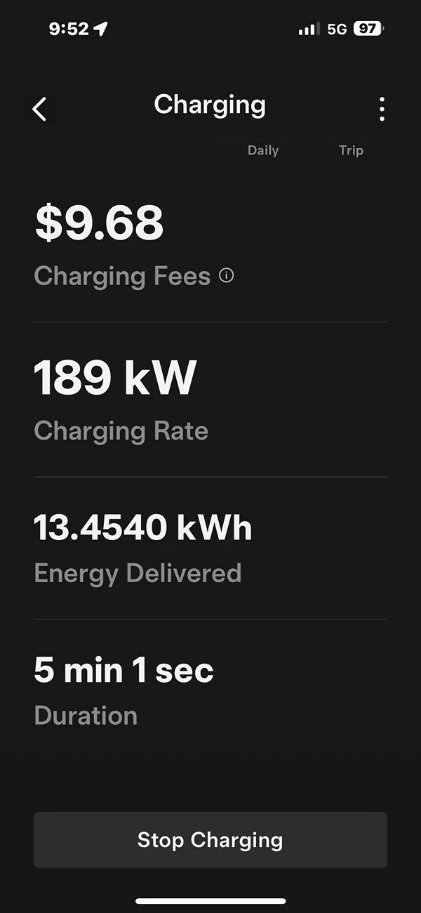 Ford F-150 Lightning Updated charge curve - 2022 Lariat ER Elsa Charg