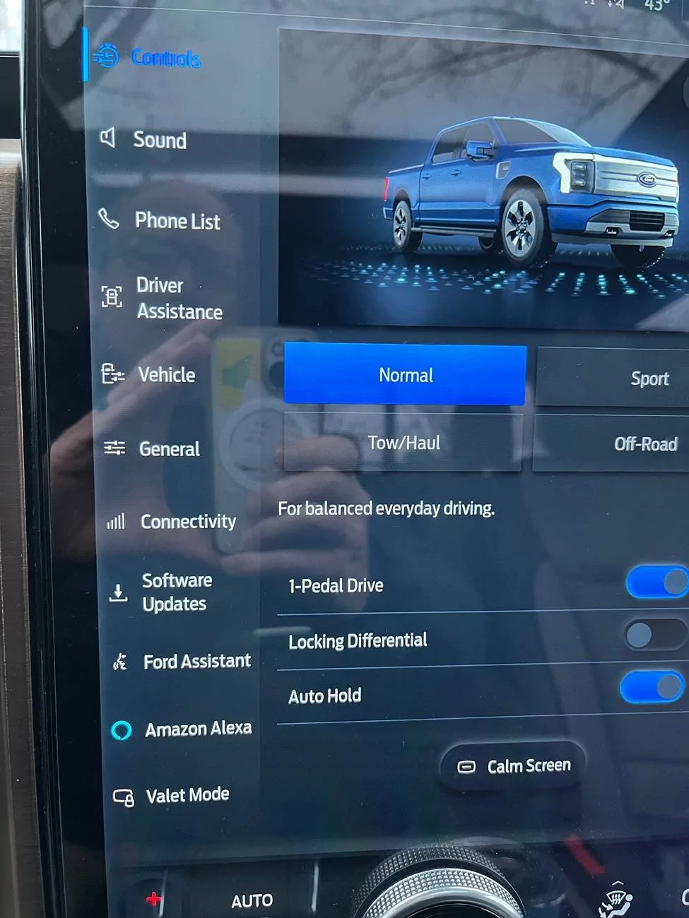 Ford F-150 Lightning Cannot adjust clock! IMG_1162
