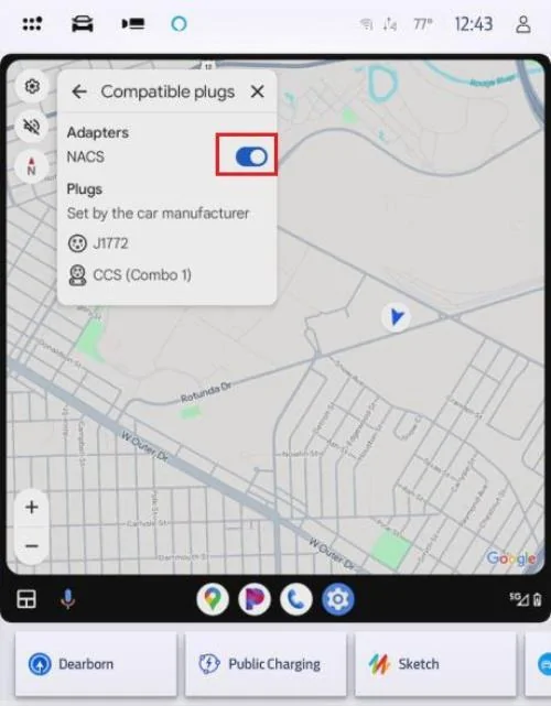 Ford F-150 Lightning Google Maps Vehicle Settings 1741788800112-pm