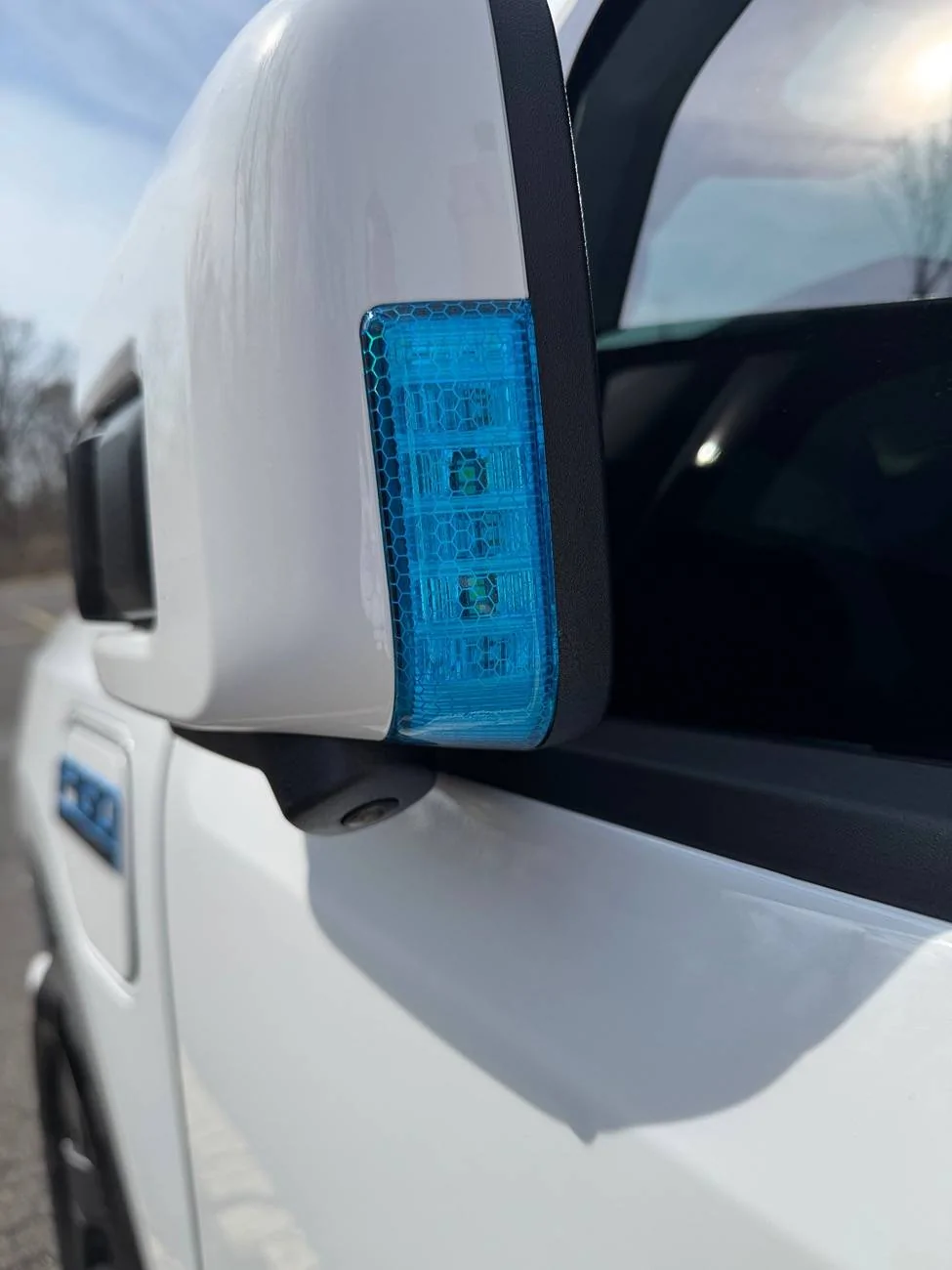 Ford F-150 Lightning XPEL Window TINT & Front Light Bar WRAP installed IMG_3657