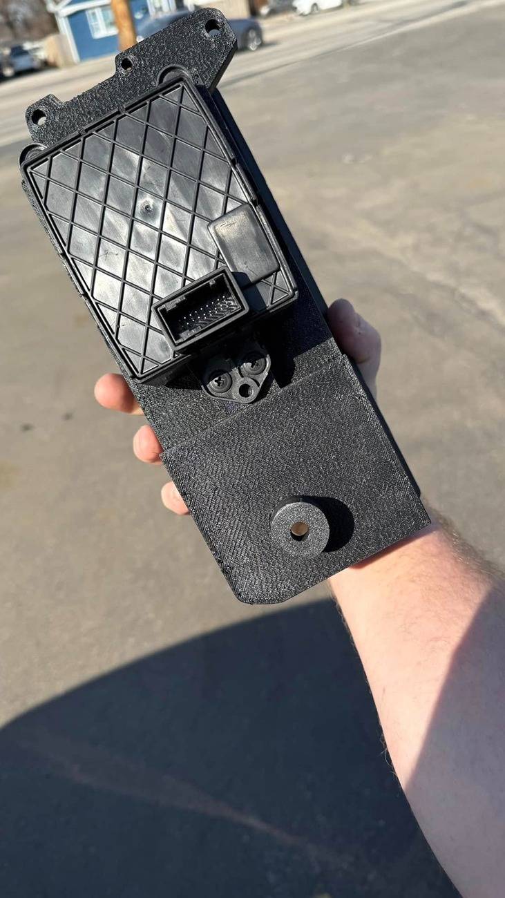 Ford F-150 Lightning Stick to Rotary Shift Knob Conversion w/ 3D Printed Rotary Shifter Holder 483894206_2944250585742892_439514270701677835_n