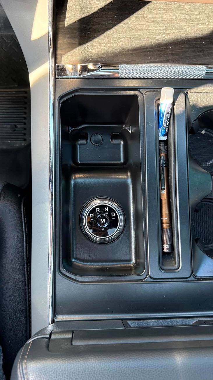 Ford F-150 Lightning Stick to Rotary Shift Knob Conversion w/ 3D Printed Rotary Shifter Holder 484181942_2944250485742902_6496479684943812204_n