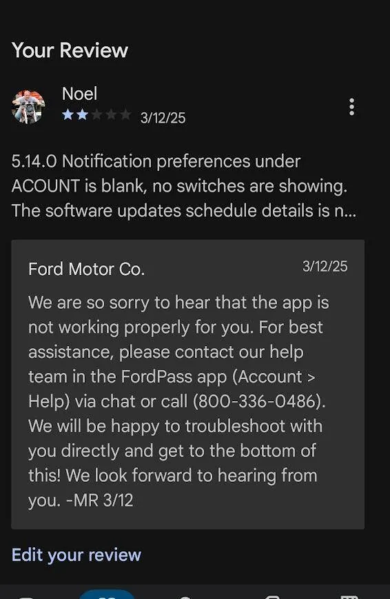 Ford F-150 Lightning FordPass 5.14.0 Available (iOS & Android) 1741812861500-zf