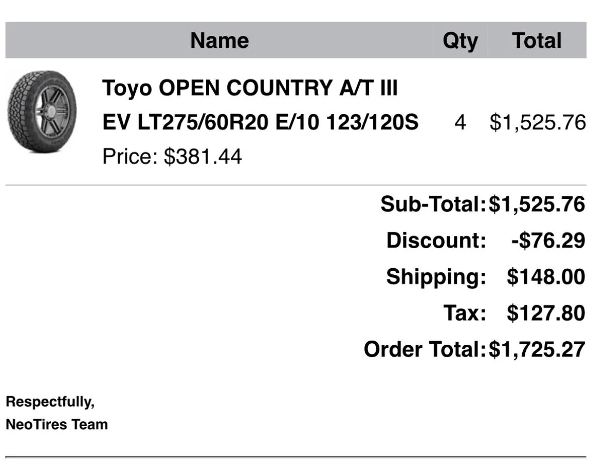 Ford F-150 Lightning Toyo Open Country A/T EV tires released IMG_0049
