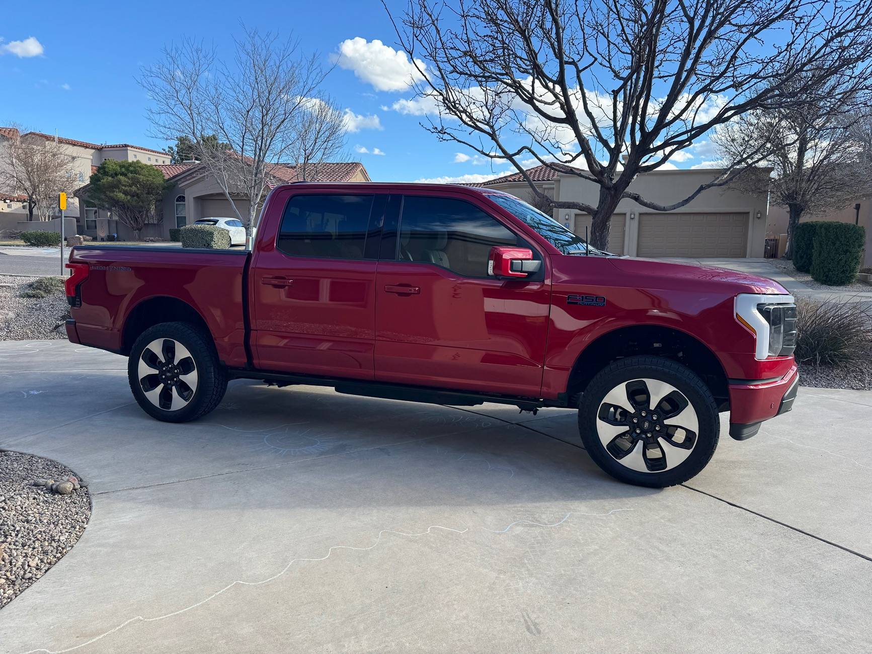 Ford F-150 Lightning Big Red is leveled + Bilstein 6112’s IMG_4684