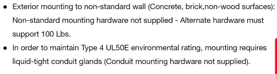Ford F-150 Lightning Charge Station Pro issues - in the most unlikely way 0-Outside mounting requirement