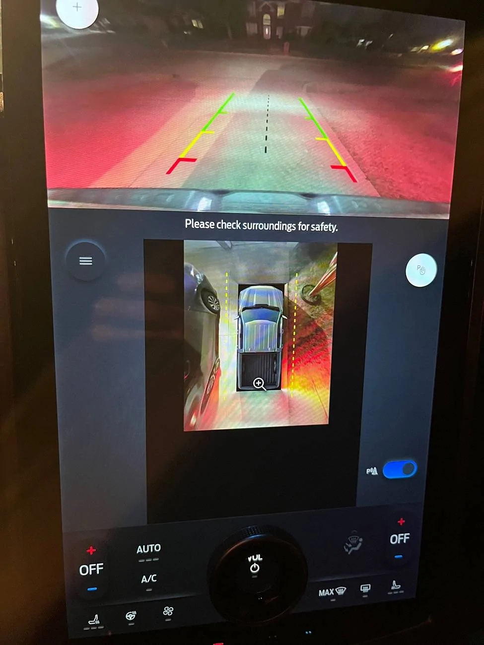 Ford F-150 Lightning 360 Camera View got tiny after recalls IMG_4092