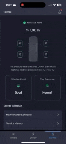 Ford F-150 Lightning FordPass app on iPhone in error trim.0E7B5430-D88E-4AEA-9E59-D61187B2632E