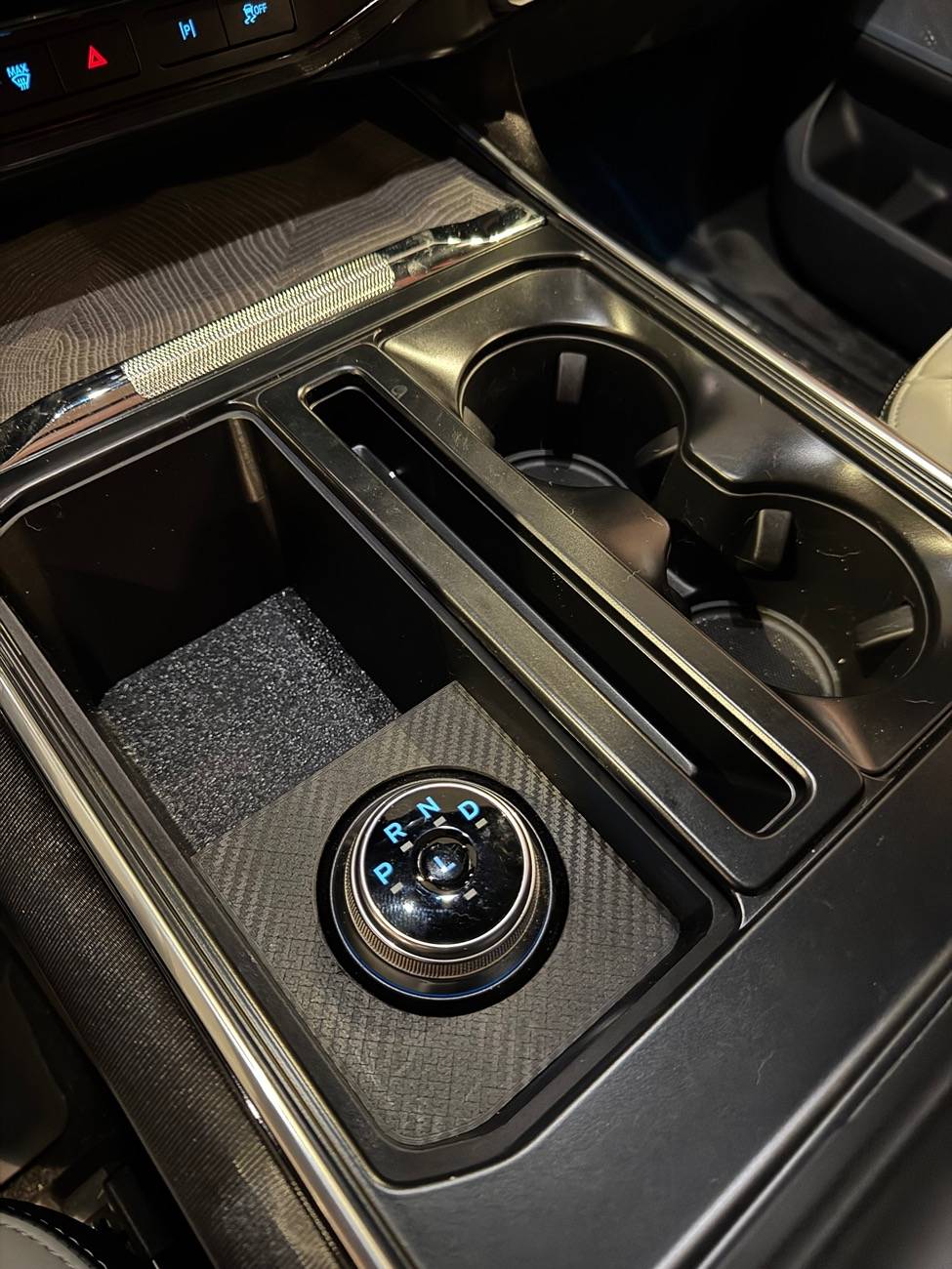 Ford F-150 Lightning Stick to Rotary Shift Knob Conversion w/ 3D Printed Rotary Shifter Holder IMG_2885