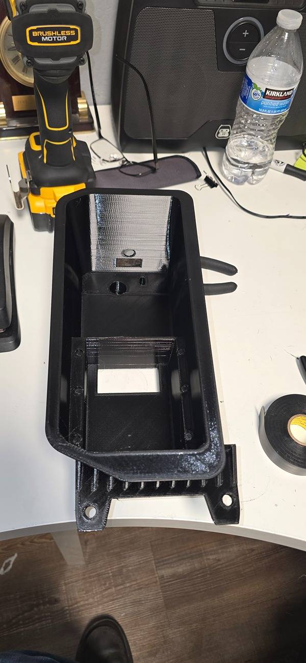 Ford F-150 Lightning Stick to Rotary Shift Knob Conversion w/ 3D Printed Rotary Shifter Holder 17428752247012744477072959930220
