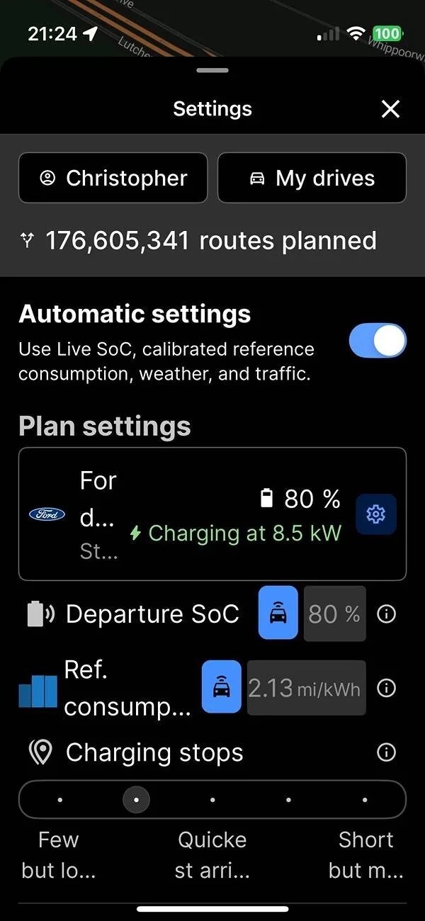 Ford F-150 Lightning I'm calling that a bad sign. Estimated range down 20% in 3 months screen2