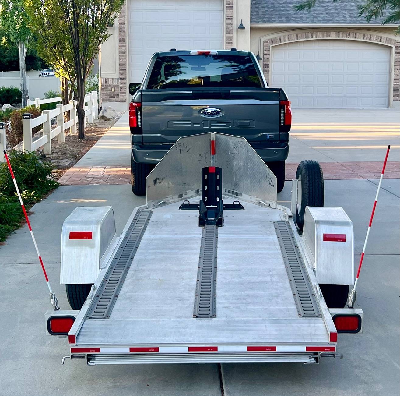 Ford F-150 Lightning Motorcycle Hitch Carrier Setup & Experience IMG_6324