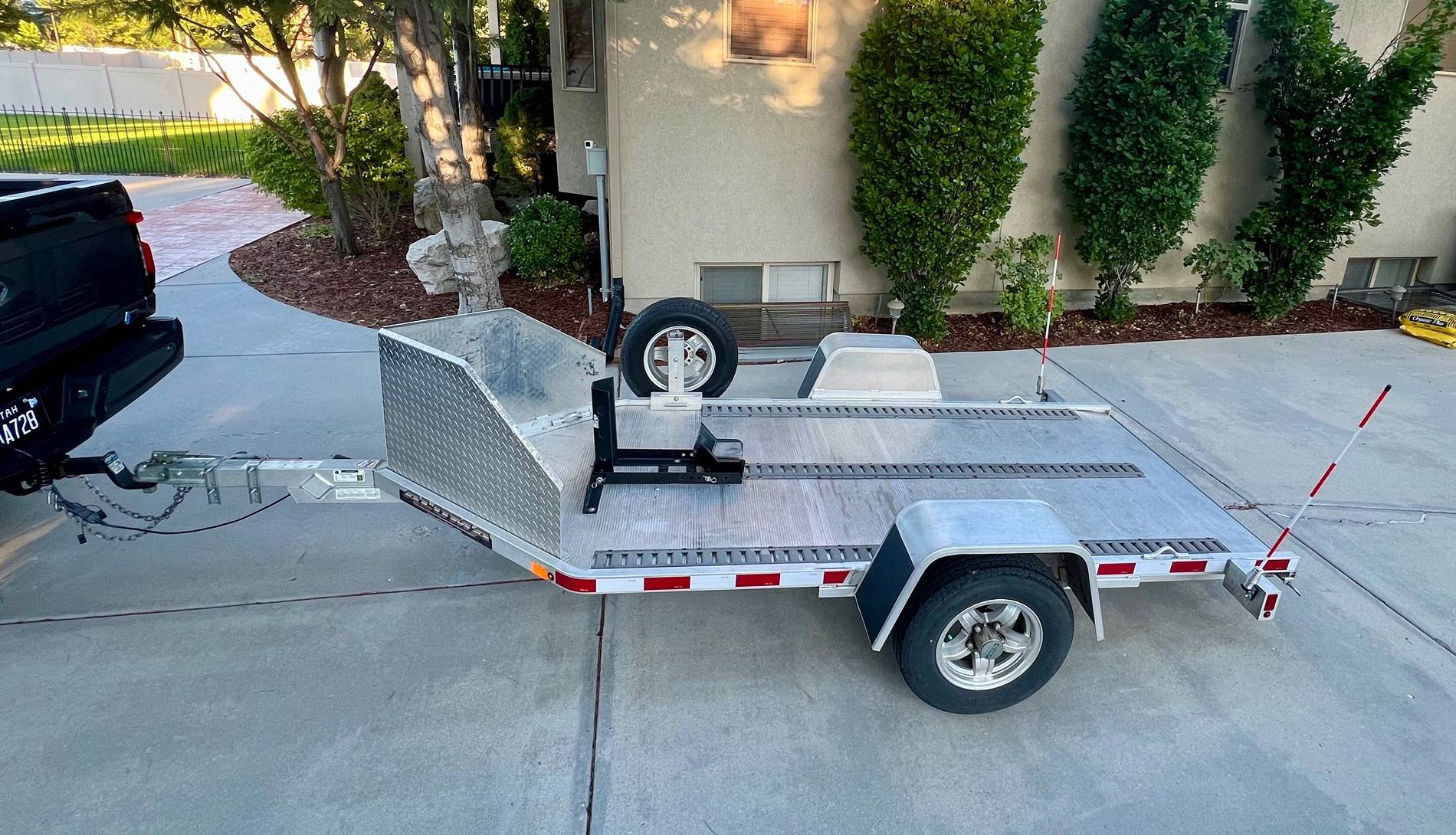 Ford F-150 Lightning Motorcycle Hitch Carrier Setup & Experience IMG_6327