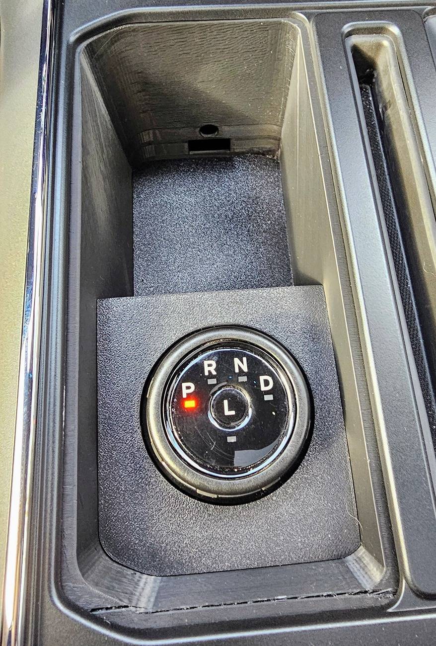 Ford F-150 Lightning Stick to Rotary Shift Knob Conversion w/ 3D Printed Rotary Shifter Holder rotary_shifter1