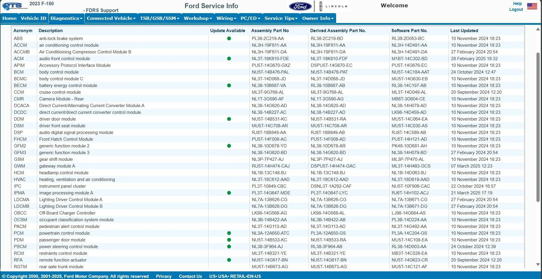Ford F-150 Lightning Lightning Software Updates using FDRS 1743176994901-i3