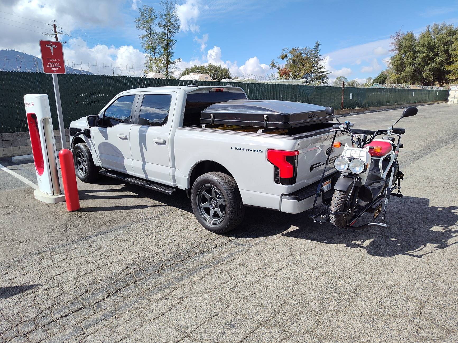 Ford F-150 Lightning Motorcycle Hitch Carrier Setup & Experience IMG_20241017_121905636