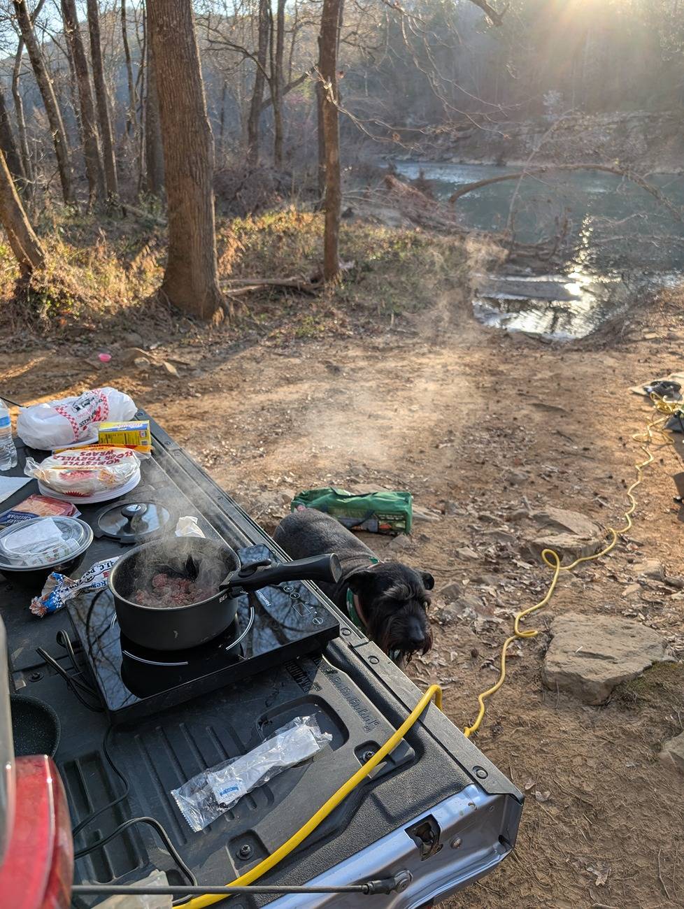 Ford F-150 Lightning Weekend camping and cooking in the Ozarks PXL_20250322_131605895.MP